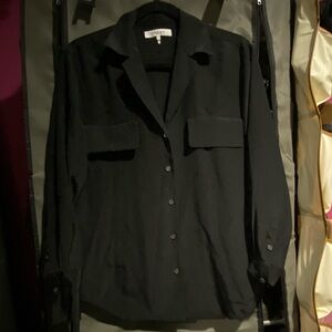 Frame Black Casual Button Down Shirt